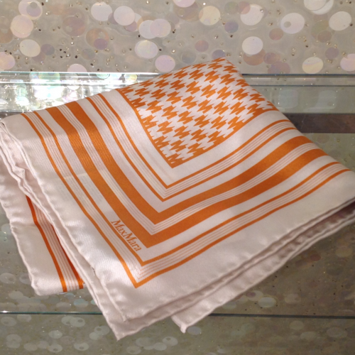 MAX MARA Square Silk Scarf