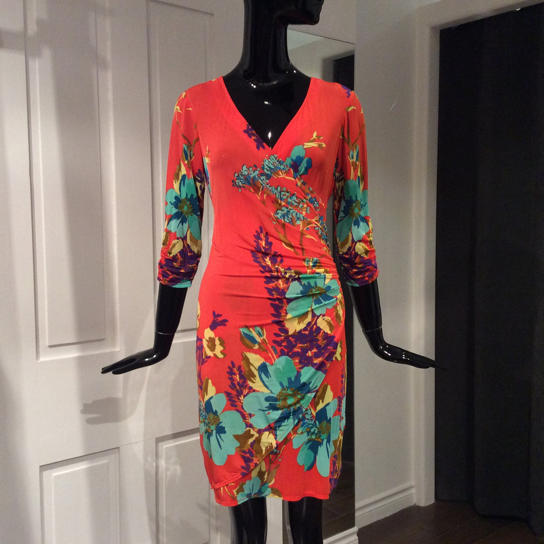 HALE BOB Floral Print Jersey Dress